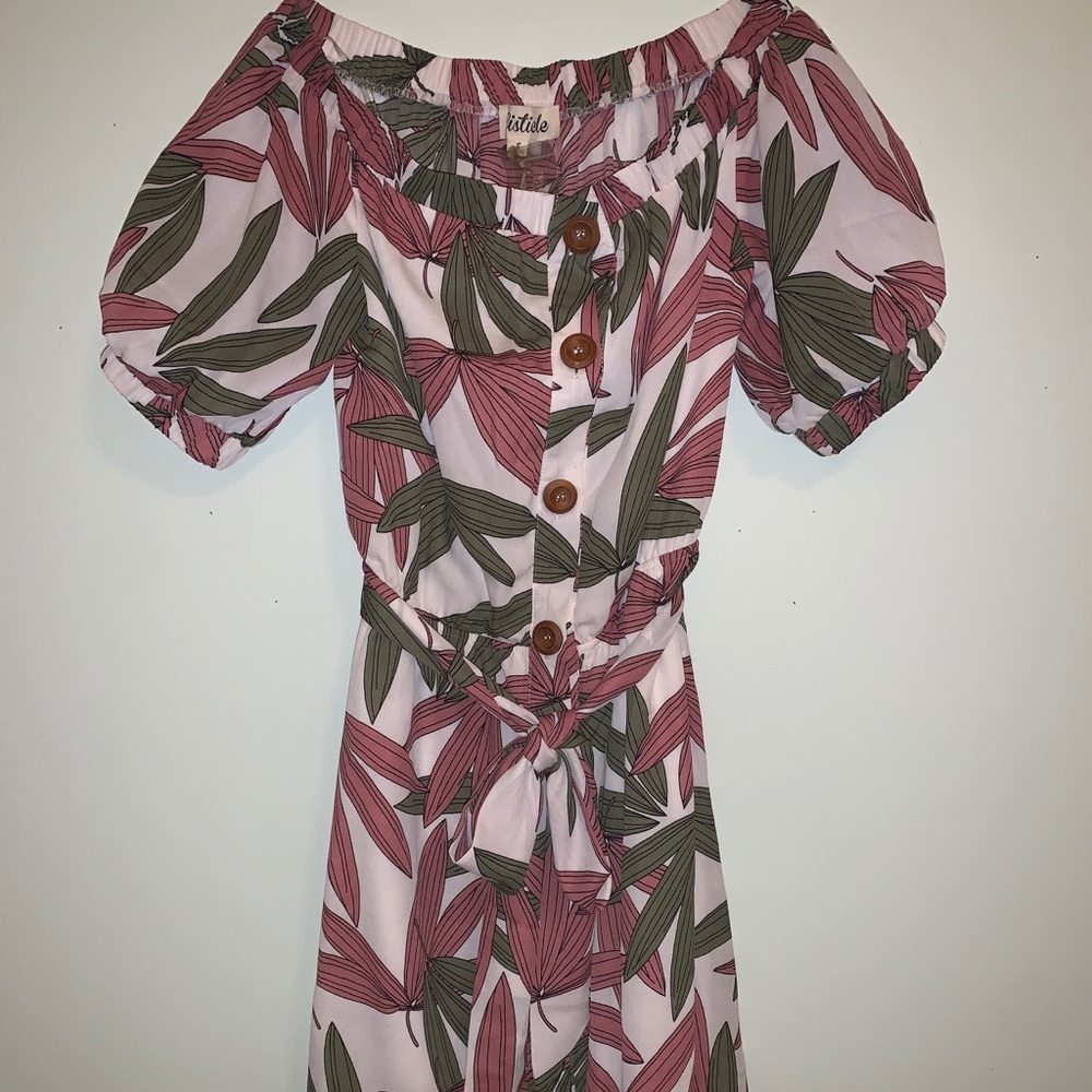 Off the shoulder summer dress